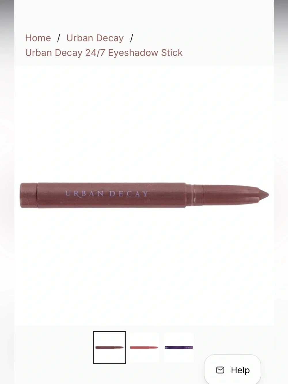 Urban Decay Eyeshadow Stick Echoed